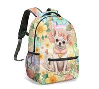 Flying Dog Pilot Drone Rider - Mochila estampada de 40,6 cm, diseño vibrante de vuelo urbano para niños, 06., L, Casual
