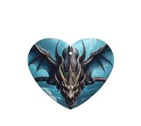 Flying Dragon - Ambientadores para coche, 6 unidades, en forma de corazón, para colgar, aromaterapia, ambientadores perfumados para dormitorio y baño
