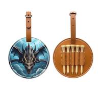 Flying Dragon - Bolsa de almacenamiento para camisetas de golf, multifuncional, para hombres, material de poliuretano duradero