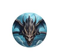 Flying Dragon - Juego de 4 ambientadores para coche, con aroma a lavanda, para el interior del vehículo, decoración de fragancia impresa de doble cara para el armario del hogar y el coche