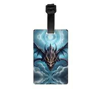 Flying Dragon - Maletín extraíble, etiqueta de privacidad para bolsa de golf, bolsa escolar para niños, etiqueta de bolsa deportiva, etiqueta de equipaje de viaje