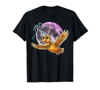 Flying Duck Moon Night Bird Cute Duck Graphics Camiseta