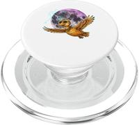 Flying Duck Moon Night Bird Cute Duck Graphics PopSockets PopGrip para MagSafe
