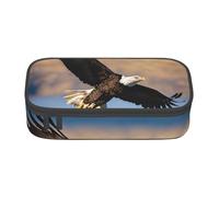 Flying Eagle Print - Estuche grande de almacenamiento para lápices, organizador de papelería, escuela, universidad, negocios, viajes