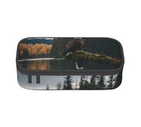 Flying Eagle Print - Estuche grande de almacenamiento para lápices, organizador de papelería, escuela, universidad, negocios, viajes