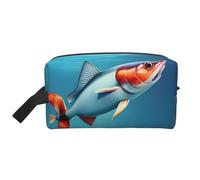 Flying Fish In The Ocean - Bolsa organizadora de cosméticos de moda con estampado de peces voladores en el océano, bolsa organizadora de accesorios de viaje para mujer, talla única, Pez volador en el