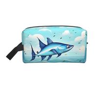Flying Fish In The Oceans - Bolsa organizadora de cosméticos a la moda, organizador de accesorios de viaje para mujer, bolsa de cosméticos, pez volador en los océanos, talla única, Pez volador en los