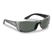 Flying Fisherman Gafas de sol polarizadas para hombre, Marcos plomizo cristal/Lente ahumado, Medium