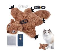Flying Flapping Bird, Interactive Cat Feather Toys, Realistic Cat Feather Toy, Soft Cozy Kitten Toys, Realistic Feather Catnip Toy, Flapping Bird Kitten Toy For All Breeds Of Cats And Kittens