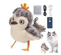 Flying Flapping Bird with Catnip, Interactive Cat Feather Toys, Realistic Catnip Bird Toy, Flapping Bird Toy for Cats, Cozy Kitten Catnip Toys, Realistic Cat Feather Bird Toy, Catnip Flapping Bird