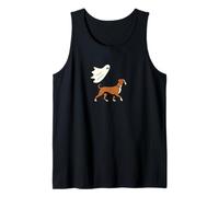 Flying Ghost Walking Boxer Dog - Dog Mom Dad Pet Camiseta sin Mangas