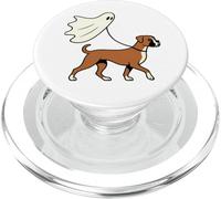 Flying Ghost Walking Boxer Dog - Dog Mom Dad Pet PopSockets PopGrip para MagSafe