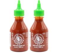 Flying Goose Salsa De Chile Sriracha, Picante, 1 x 200 ml (Paquete de 2)
