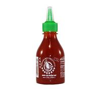 Flying Goose, Salsa de chile (Sriracha, picante, tapón verde), Lot de 3 - (3 x 200 ml)