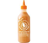 Flying Goose Sriracha Mayoo Sauce, Mayonesa, ligeramente picante, tapa naranja, salsa para condimentar de Tailandia, 1 x 730 ml
