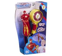 Flying Heroes, Bandai, Juguete Volador con su Lanzador, DC Flash Multicolor CO07990
