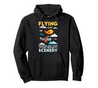 Flying is Just Walking but with Way Better Scenery Sudadera con Capucha