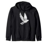 Flying Lonesome Paloma Paloma Amante de los Pájaros Regalo Hombres Mujeres Niños Sudadera con Capucha