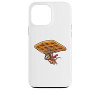 Flying Mouse Pilot Waffle Sweet Design Carcasa para iPhone 13 Pro MAX