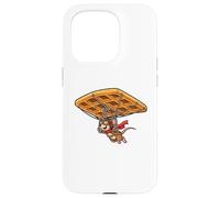Flying Mouse Pilot Waffle Sweet Design Carcasa para iPhone 15 Pro