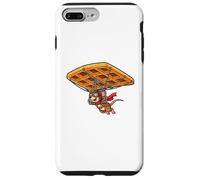 Flying Mouse Pilot Waffle Sweet Design Carcasa para iPhone 7 Plus/8 Plus