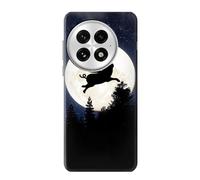 Flying Pig Full Moon Night Funda Carcasa Case para OnePlus 13