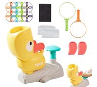 Flying Saucer Launcher Toys - Pop -up - Juego manual para exteriores | coordinación STEM Hand Eye, sin pilas, plástico ABS seguro, juego familiar en interiores al aire libre, per