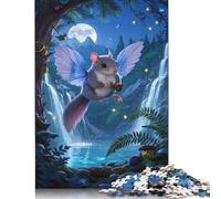 Flying Squirrel Puzzle Imposible,desafío for Adults Entretenimiento Creativo 1000 Piezas Obra De Arte De Juego De para Adultos, Regalos A Partir De 14 Años 1000pcs (75x50cm)