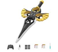 Flying Sword RC Glider, Remote Flying Sword, 2025 New Stunt Remote-Controlled, Easy to Fly Remote Control Plane for Beginners, Teens & Adults - Outdoor Toy Gift for Aviation Lovers (Gold+2battery)