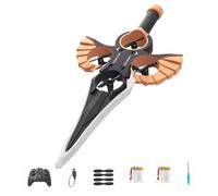 Flying Sword RC Glider, Remote Flying Sword, 2025 New Stunt Remote-Controlled, Easy to Fly Remote Control Plane for Beginners, Teens & Adults - Outdoor Toy Gift for Aviation Lovers (Orange+2battery)