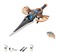 Flying Sword RC Glider, Remote Flying Sword, Remote Controlled Stunt, Drop-Resistant Material, 360° Stunt Flip, 3-Speed Control, Lightweight Easy to Fly (Gesture,1 Sword+2 Betteries)