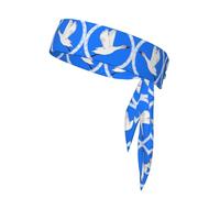 Flying White Goose - Diadema deportiva con estampado unisex, adecuada para correr y fitness, transpirable, de secado rápido y cómoda.