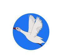 Flying White Goose - Juego de 4 tarjetas aromáticas para colgar en el armario, baño, ambientadores de coche, de larga duración