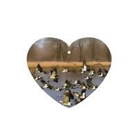 Flying Wild Ducks - Ambientador para coche, 10 piezas, hojas aromáticas, accesorios para colgar en el coche con cuerdas para decoración