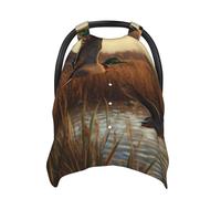 Flying Wild Ducks Funda de asiento de coche suave para bebé bebé bebé niña y niño