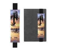 Flying Wild Ducks - Marcapáginas de cuero con banda elástica, funda portátil para bolígrafos, diarios y planificadores