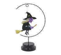 Flying Witch, Night Light, LED Lamp, Halloween Decoration, Creative Ornament, Dorm Porch Bedroom Decor, Lightweight and Sturdy, for Indoor Home Illumination, Spooky Atmosphere