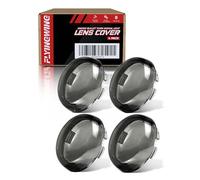 FLYINGWING Juego de 4 cubiertas de intermitentes compatibles con Harley Touring Softail Dyna Sportster Street Glide Road King Electra Glide 1997-2024 (gris)