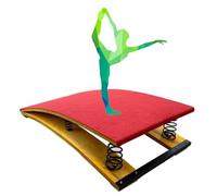 FLYIODFCXV trampolín de Gimnasia, Elevador de Salto Mortal for Gimnasia con Pedal Resorte for niños, Carga 65 kg / 140 LB, Adecuado for y familias(120x60CM)
