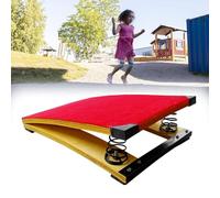 FLYIODFCXV trampolín de Gimnasia, Niños pequeños: Equipo de Salto Madera Dura for el hogar, Sala Juegos y Club Deportivo Escolar(2 Steel Springs)