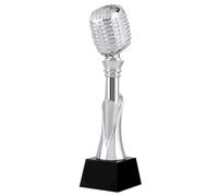 FLYIODFCXV Trofeo, Premios Trofeo de Música Cantante Micrófono Oro y Bronce Concurso al Mejor del Campus Estatal Provincial Ganador(Silver)