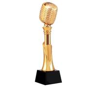 FLYIODFCXV Trofeo, Premios Trofeo de Música Cantante Micrófono Oro y Bronce Concurso al Mejor del Campus Estatal Provincial Ganador(Gold)