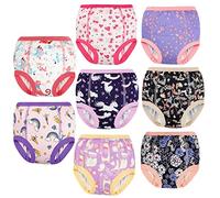FLYISH DIRECT Calzoncitos de Entrenamiento para bebés, Paquete de 6 Calzoncillos de Entrenamiento para niñas y niños, 2-7 años, Lavables y Reutilizables, 100/3T