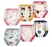 FLYISH DIRECT Calzones de Entrenamiento para Bebé Pañal de Aprendizaje Calzoncillos de niños pequeños Braguitas de Aprendizaje para niños Bebé Ropa Interior para niños 120/5T