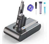 FLYLINKTECH Batería Dyson V7 SV11,6000mAh Dyson V7 Batería, Batería de Repuesto para Dyson V7 Aspiradora Inalámbrica V7 Animal V7 Trigger V7 Trigger + V7 Motorhead Pro V7 Fluffy V7 Matelas