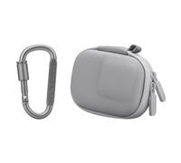 Flymile Funda de transporte pequeña compatible con DJI OSMO Action 3/4, bolsa de almacenamiento de tamaño de bolsillo de viaje, carcasa rígida portátil y forro de felpa suave, caja protectora con