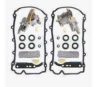 Flynsu Conjunto de cadenas de distribución compatible con A6 A8 RS6 S6 S8 V8 4.2L 2000-2007 077109087P 077109087E 058109229B 077109087C