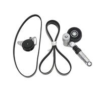 Flynsu Juego de poleas y correas tensoras compatibles con 1.9 TDI 038145299A 058260511 4PK855 5PK1438