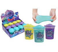 FLYPOP'S - Pack de 12 Botes de Slime - Pop - 031097PA - Multicolor - 100Gr - Juguete para Niños - Regalo - Actividades Manuales - Juguete para Niños - Cumpleaños - Masa Pegajosa - A Partir de 6 años