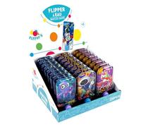 FLYPOP'S - Pack de 24 Flipper de Agua - Juego de Habilidad - 031840PA - Modelo Aleatorio - Plástico - Niño - Adulto - Juego Vintage - Año 90 - Cumpleaños - Laberinto - 11cm x 6 cm - A partir de 3 años